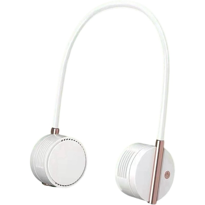 Ventilateur de cou mains libres, ventilateur portable à 3 vitesses, Rechargeable par USB, pour sport, voyage, randonnée, plein air, bureau