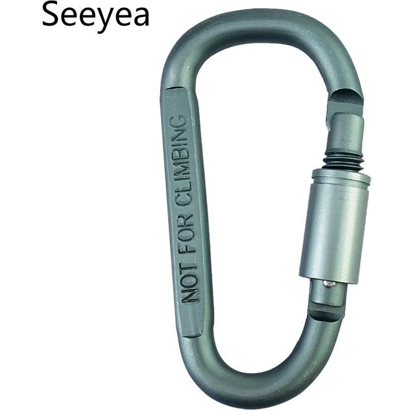 1 Pcs - Boucle De Ceinture De Sécurité En Alliage'aluminium, Crochet De Repos'arrêt'entraînement Pour Chiens Et Chats, Porte Clés'escalade, Goupille De Verrouillage, Crochet'escalade De Camping