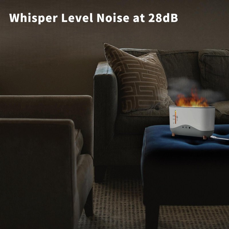 Humidificateur d'air à brume fraîche, petit diffuseur d'arôme, arrêt automatique, 27 dB, veilleuse pour chambre de bébé, maison, voiture