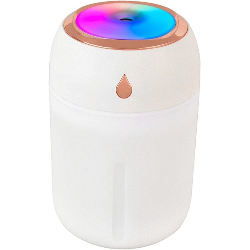 Humidificateur à brume fraîche pour bébés, petit humidificateur silencieux de 330ml avec veilleuse, arrêt automatique pour voiture, maison, chambre à coucher, salon