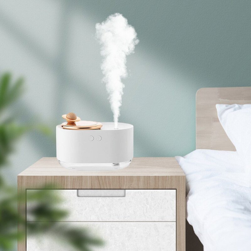 Humidificateur d'air avec lampe de nuit, vaporisateur, Portable, silencieux, pour voiture, bureau, maison