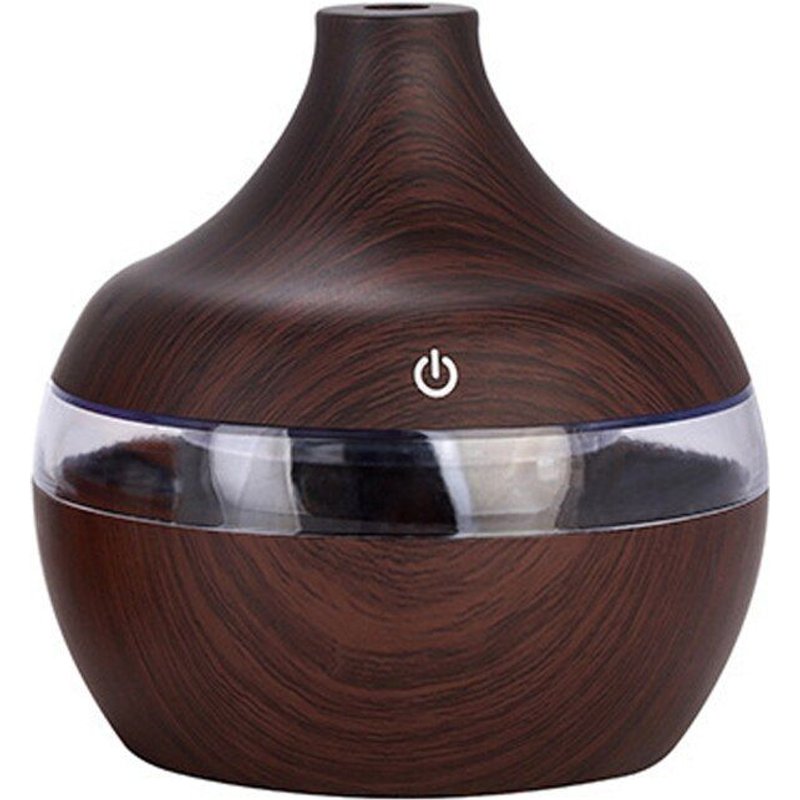 Humidificateur d'air ultrasonique, diffuseur d'arôme d'huile essentielle, de Grain de bois, Mini humidificateur d'aromathérapie pour maison hôtel Yoga SPA L69D