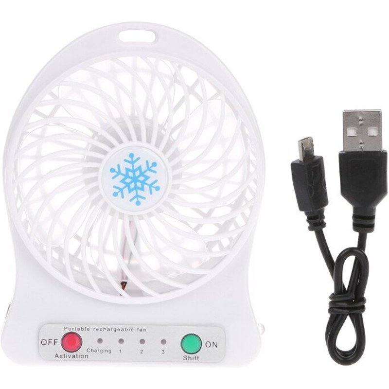 Refroidisseur d'air Portable, Mini ventilateur USB de bureau, troisième vent, 4XFB