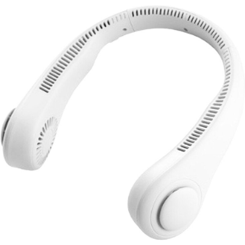 Ventilateurs de cou mains libres sans lame, Mini ventilateurs portables rechargeables USB en forme de U, ventilateurs de cou suspendus sans feuilles