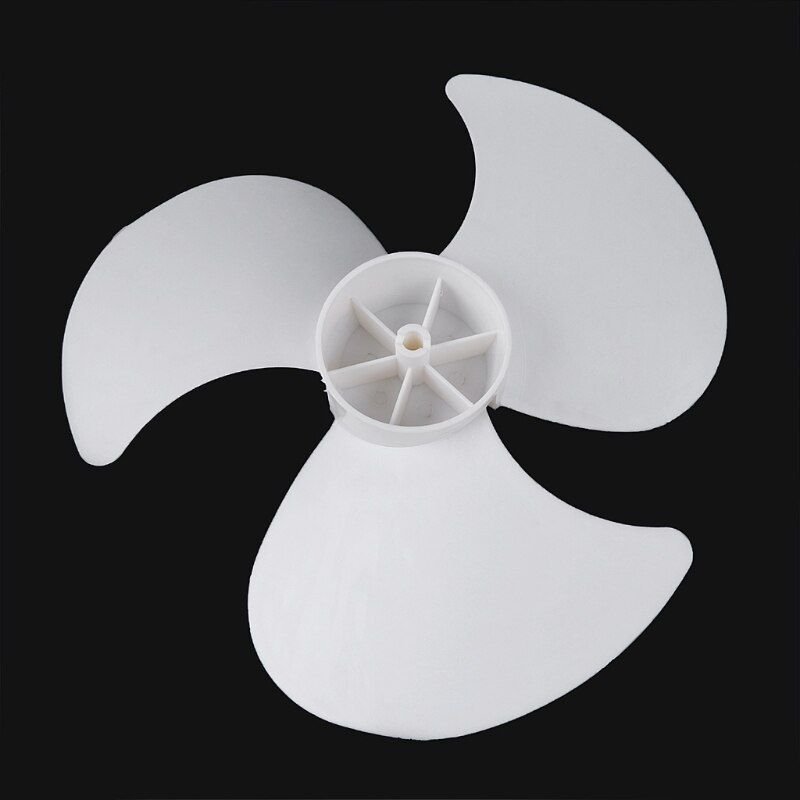 Lame de ventilateur en plastique de 12 pouces, support Ă 3 feuilles/accessoires de ventilateur de Table Mar28