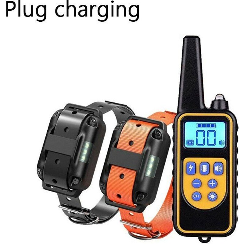 Style A X2 - Collier Électrique Pour Chien, Contrôle Sans Fil Jusqu'à 300 Mètres, Bip Lumineux, Niveau 1 100, Vibration, 4 Modes, Étanche, Rechargeable