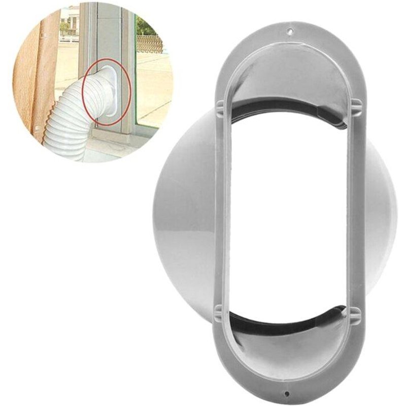 connecteur de tuyau d'échappement à bouche Plate, 5.9 pouces, connecteur de Tube, plaque de déflecteur de capot d'air, accessoires de climatisation mobiles