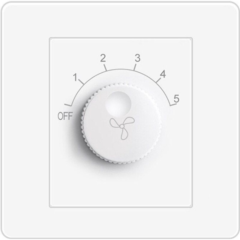 interrupteur de contrôle de vitesse du ventilateur de plafond, 220V, réglage universel, bouton mural, variateur, cinq vitesses