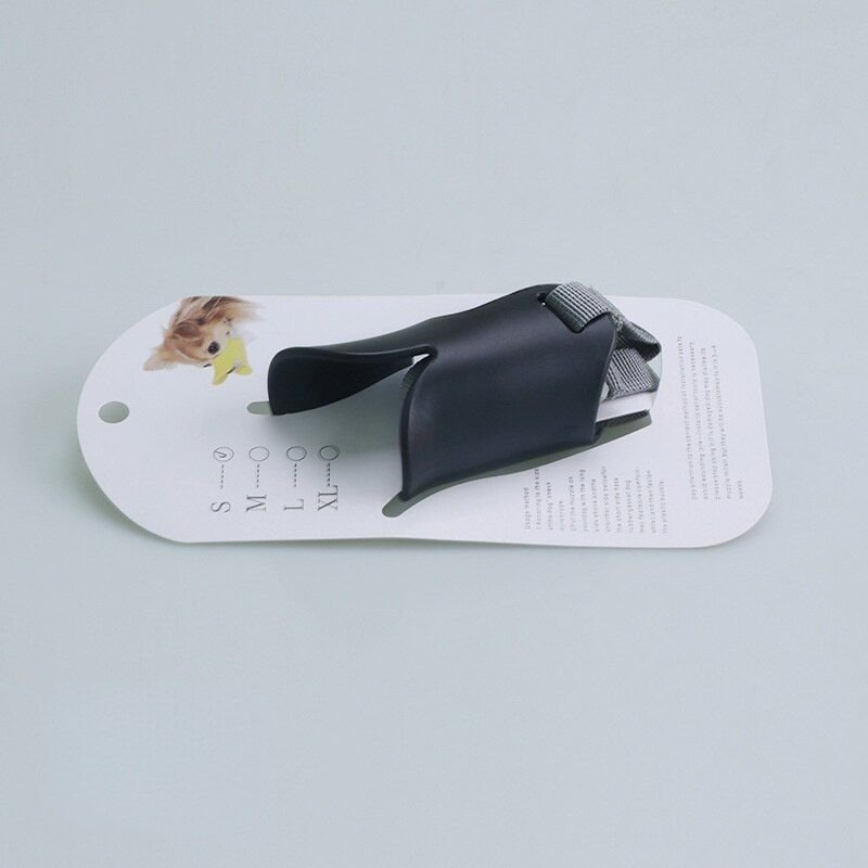 L 9-12.5kg - Le Noir - Couverture Anti Aboiement De Chien En Caoutchouc, Anti Aboiement De Chien, Pour L'extérieur, Anti Cri, Bec De Canard, Fournitures Pour Chiens