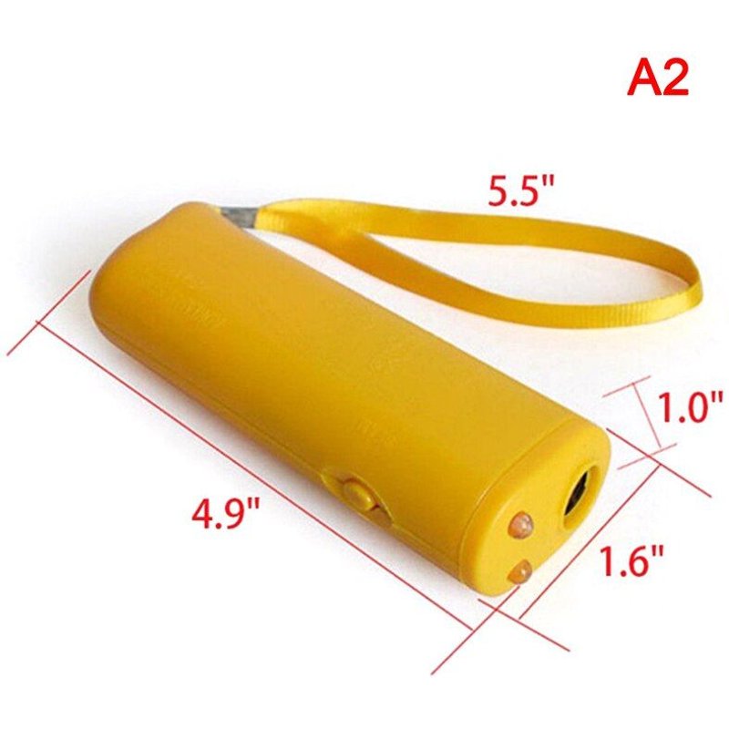 Dispositif Répulsif Anti Aboiement, Accessoire 3 En 1, Pour Chiens, Appareil'entraînement À Led, Ultrasonique, Sans Batterie