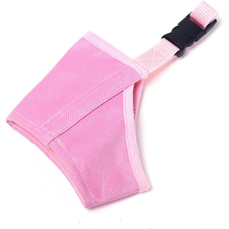 22cm - Rose - Masque Respirant Ajustable Anti Aboiement Pour Chien, Accessoire De Sécurité Pour L'entraînement Buccal Des Animaux De Compagnie