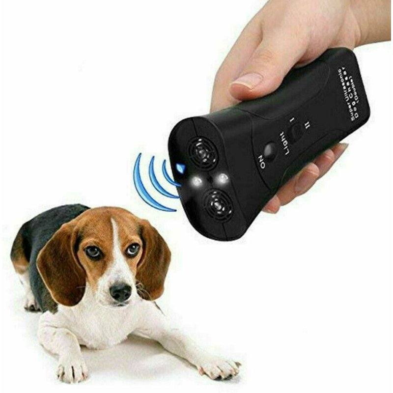 Répulsif Anti Aboiement Pour Chiens De Compagnie, Dispositif'entraînement À Led Ultrasonique Pour Chiens