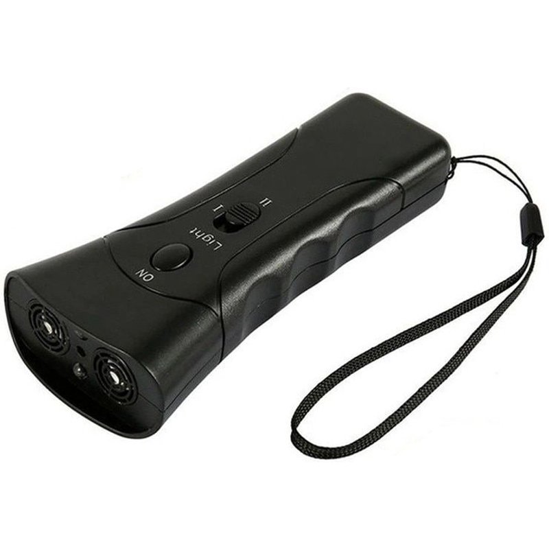 Le Noir - Répulsif Anti Aboiement Pour Chien, Appareil'entraînement, Led Ultrasonique, Anti Aboiement, Sans Batterie