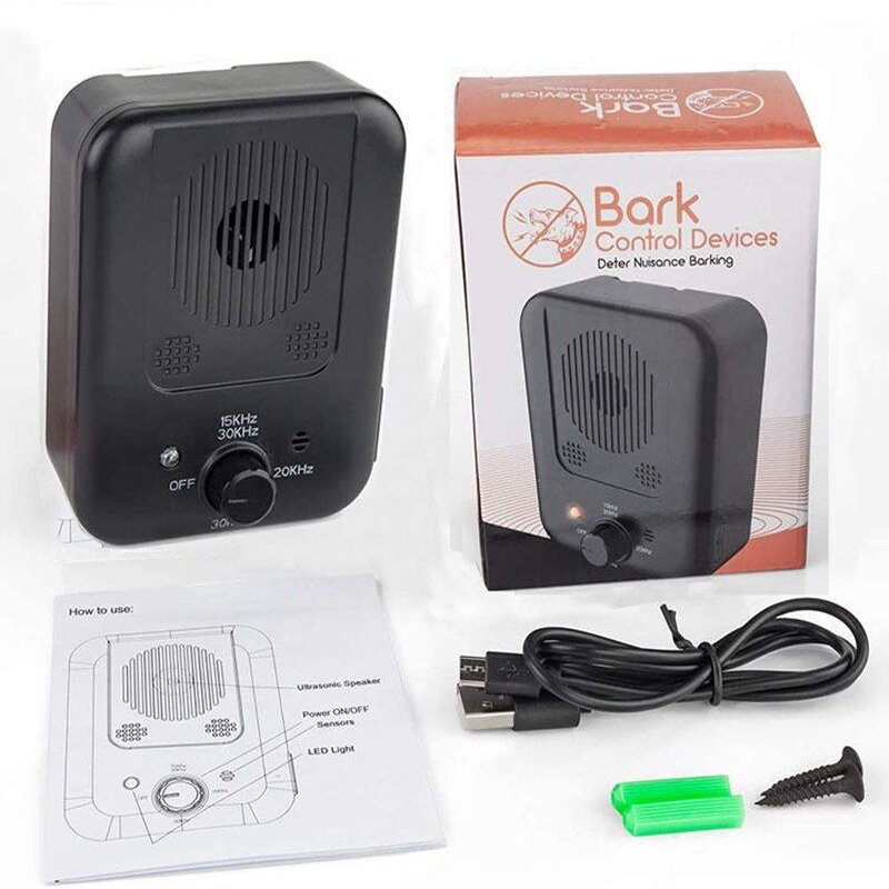Ultrasonic Bark Device Outdoor Dog Repeller Anti Noise Disturbing Artifact Anti Dog Barking Dog Training Device 15khz/30khz