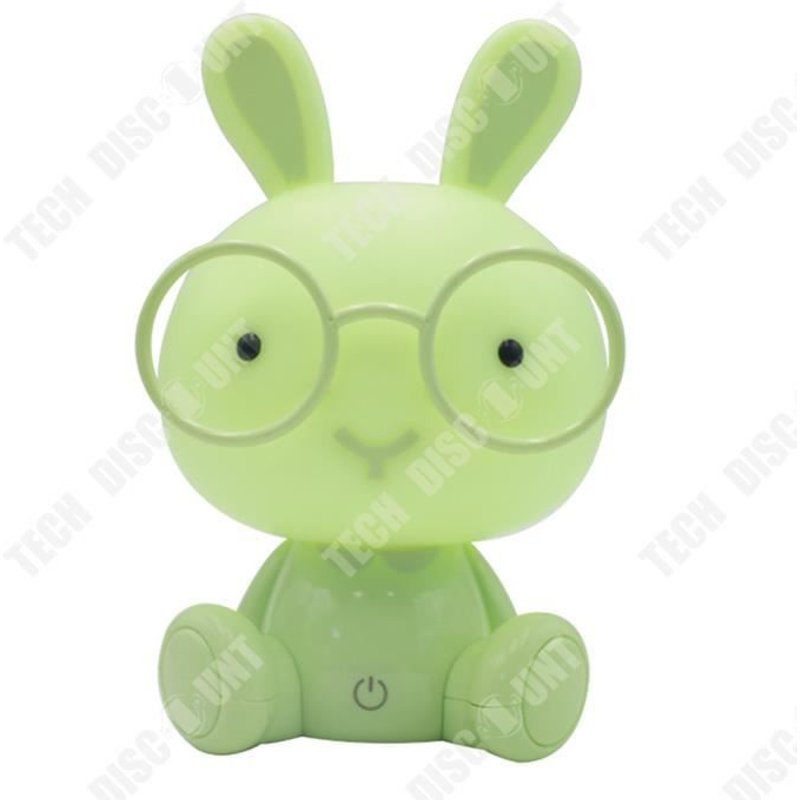 Td® Veilleuse De Nuit Motif Lapin Lumière Led Lampe De Nuit De Noël Cadeau De Chevet Décor Enfants Lapins Lumière Douce