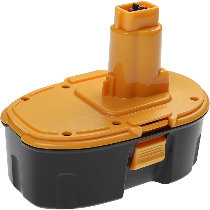 EXTENSILO Batterie compatible avec Dewalt DC527 FlashLight, DC520KA, DC527 Flash light, DC515K, DC515N outil électrique (5000 mAh, NiMH, 18 V)