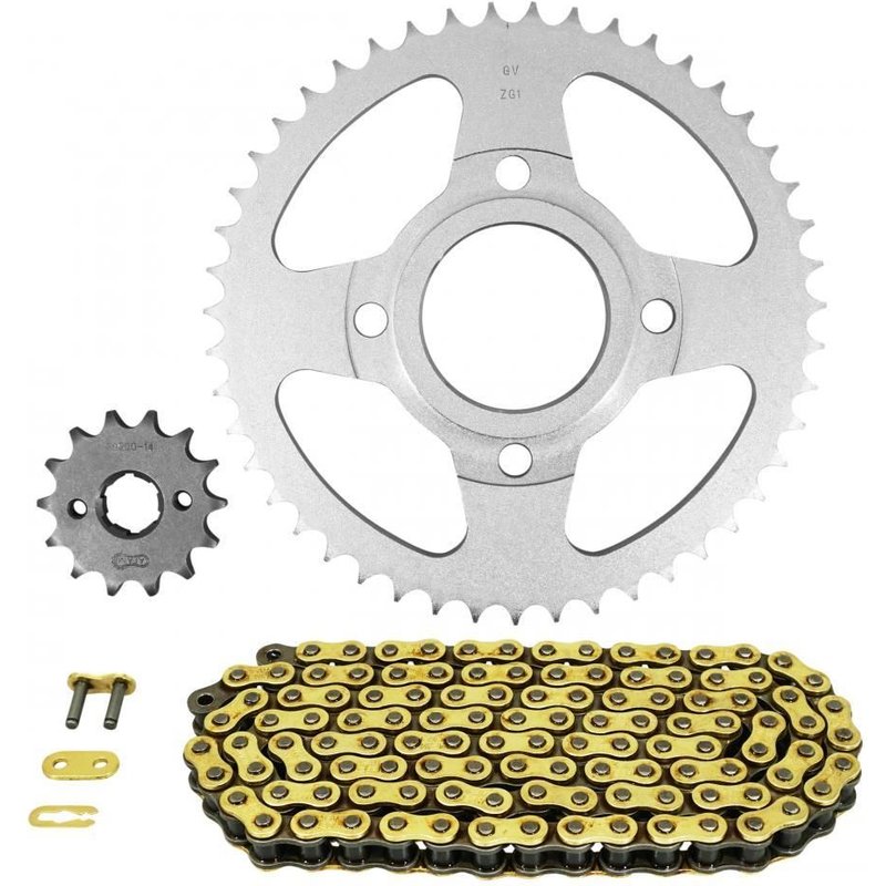 Kit chaîne AFAM 14x47 pour Honda 125 XL S 79-82 / XR 79-82