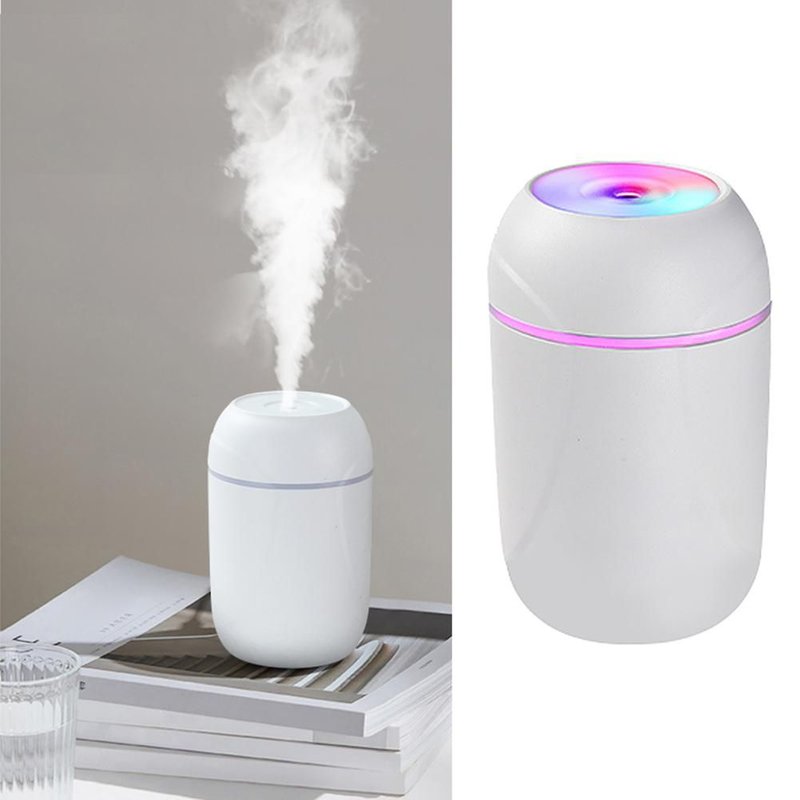 Mini diffuseur d'huile aromatique Portable Usb, humidificateur d'air avec veilleuse colorée, réservoir d'eau de 260ml
