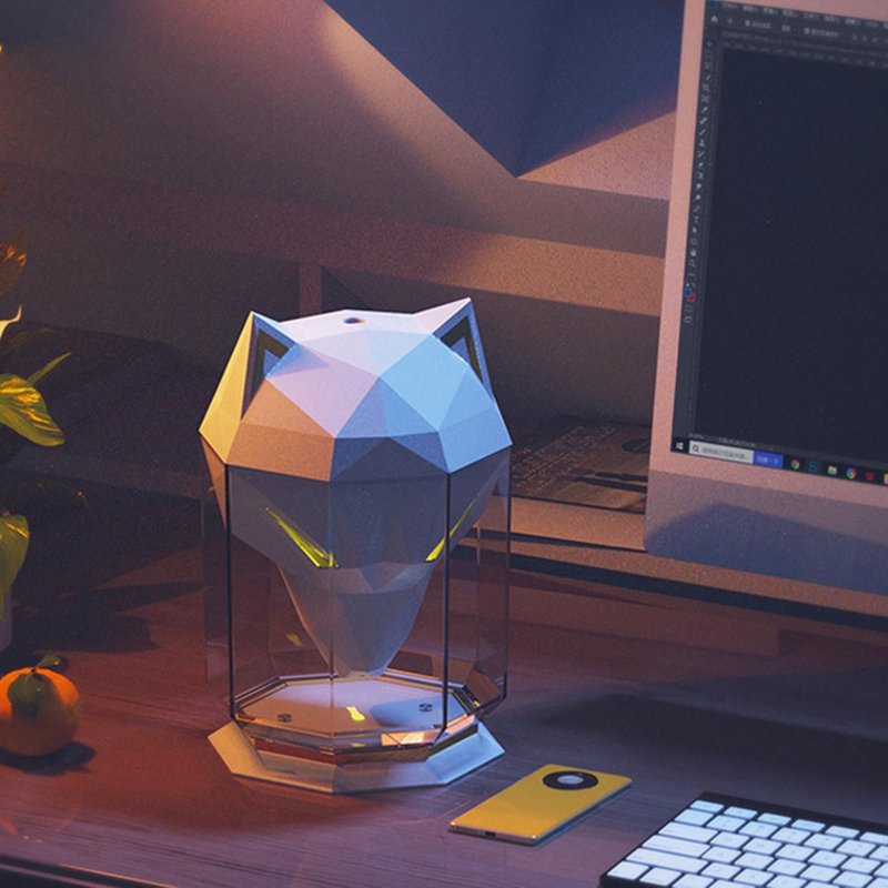 Diffuseur humidificateur pour décoration de maison, alimenté par USB, 2 Modes de pulvérisation, Compact pour voyage, salon, bureau, voiture, plantes, 1000ml