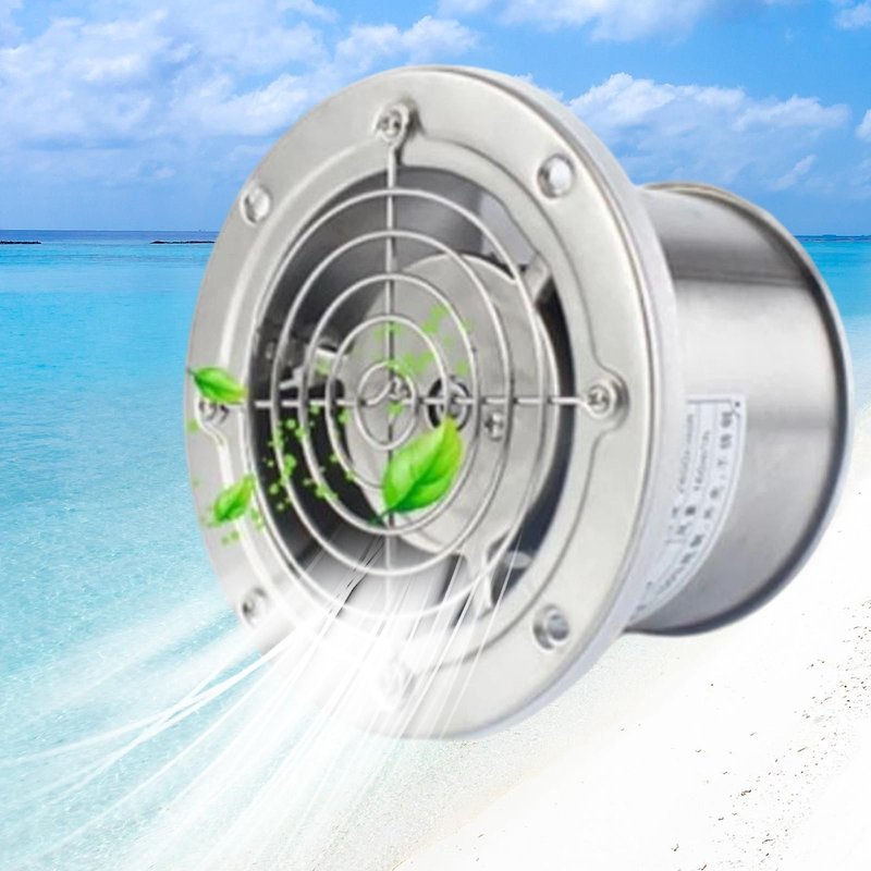 Ventilateur de Ventilation mural silencieux, 5 pouces, 20W, pour Ventilation, sous-sol, hangar, serre pour animaux de compagnie