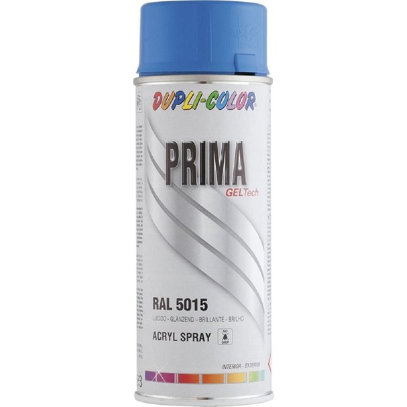 Peinture Prima Ral 5015 Bleu Ciel Brillant 400ml Dupli Color