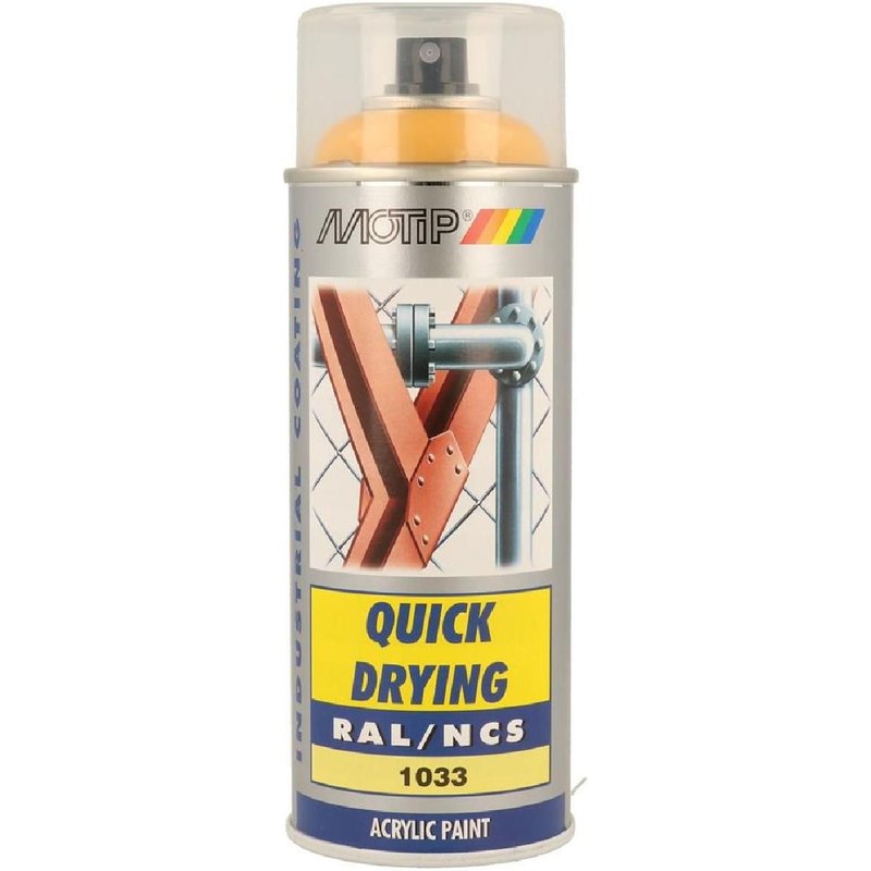 Peinture Aerosol Acryl Ral1033 Motip 400ml