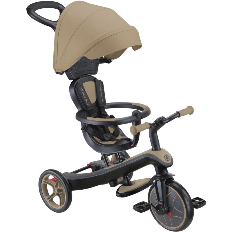 Globber - Tricycle Évolutif Pour Bébé Explorer 4 En 1 - Taupe