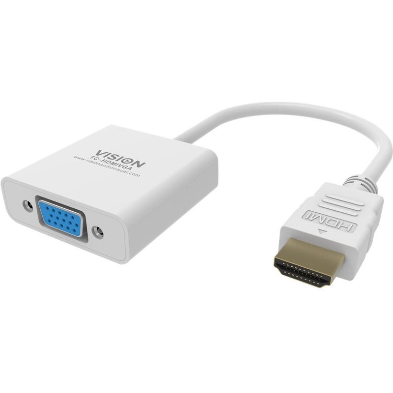 Vision Techconnect - Convertisseur vidéo - HDMI - VGA - blanc