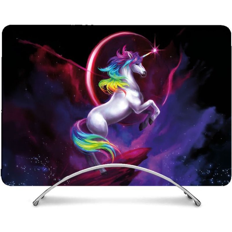 Coque Intégrale Pour MacBook Air M2 M3 13.6 Fantastique Licorne Arc en ciel