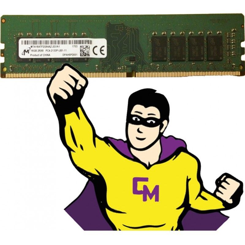 16Go RAM DDR4 Micron MTA16ATF2G64AZ-2G1A1 PC4-17000 2133Mhz DIMM CL15 1.2V PC