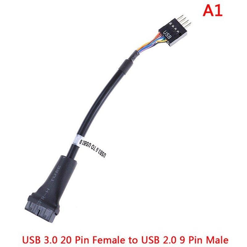 15cm USB 3.0 20 Broches En-Tête Usb 2.0 9 Broches Adaptateur Convertisseur Câble Pour Ordinateur PC Cordon Adaptateur Mâle/Femelle