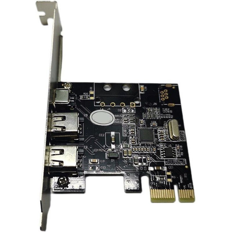 Firewire Carte Pcie Firewire 800 Adaptateur Pour Win10,3 Ports IEEE 1394 PCI Express Carte ContrĂ´leur Pour Ordinateur De Bureau PC Win 7