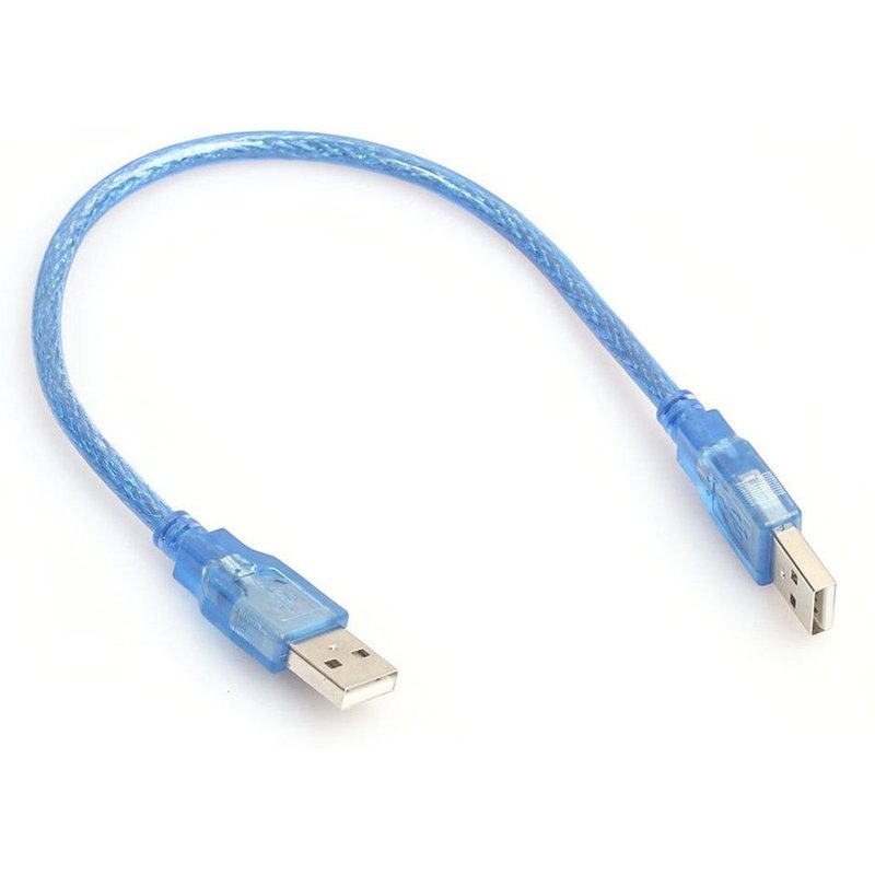 Câble d'extension USB 2.0 mâle vers mâle, 30cm, câble court Anti-interférence à noyau en cuivre