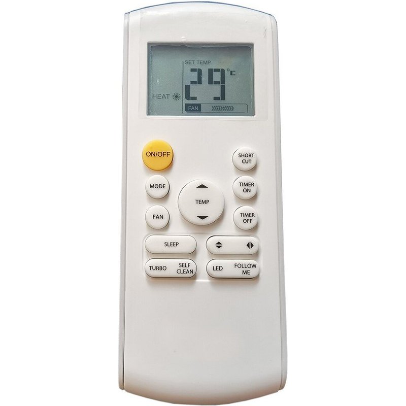 Télécommande de remplacement universelle pour climatiseur Midea maxicool RG57A6/BGEFU1 et Kaisai RG57A6(B)/bgee