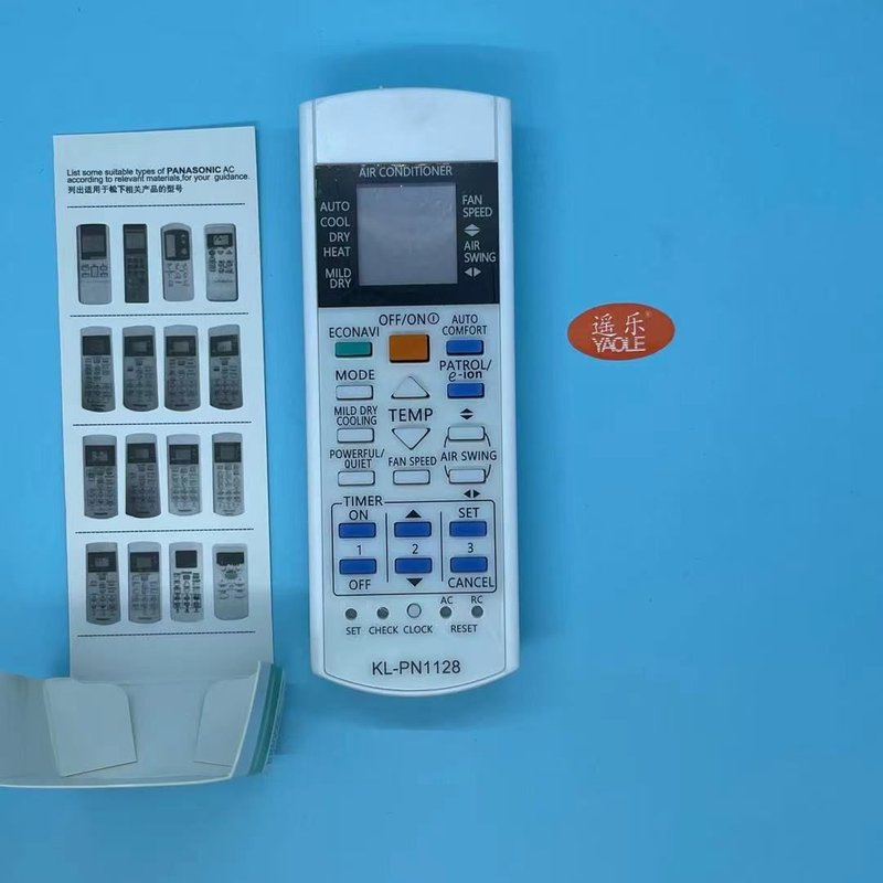 Télécommande universelle pour climatiseur K-PN1128, usage uniquement pour Panasonic national Air conditionné