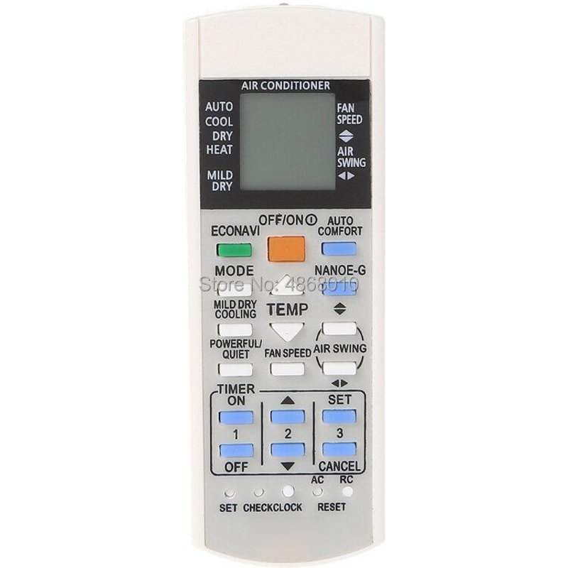 Télécommande universelle pour climatiseur de Panasonic A75C3300 A75C3208 A75C3208 A75C3706 A75C3708, 4 pièces/lot