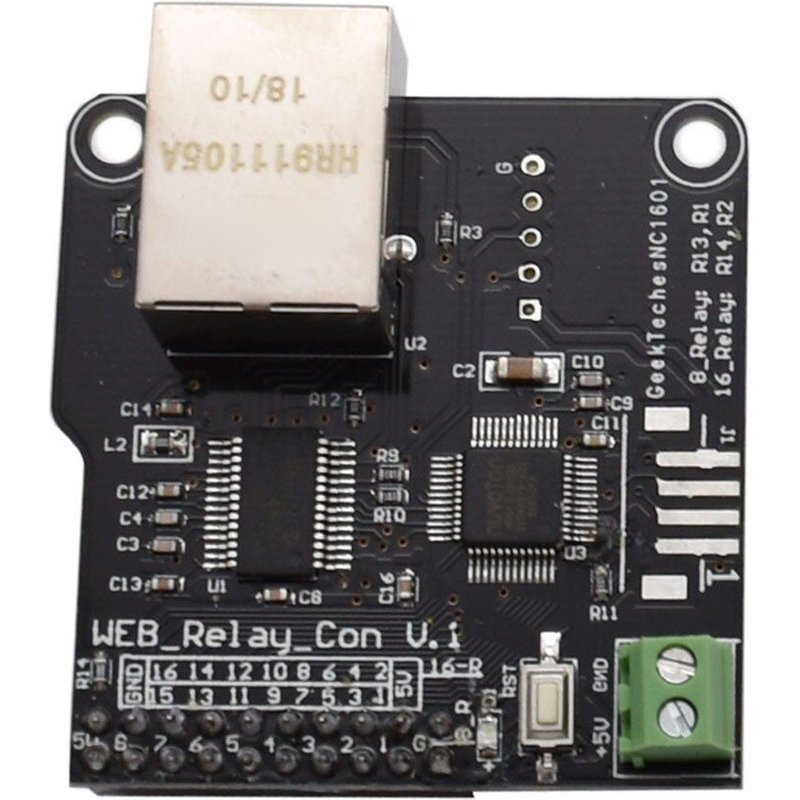 Module de contrĂ´le Ethernet NC1601, carte contrĂ´leur, Port RJ45, Lan Wan, pour serveur Web, avec relais 16 canaux