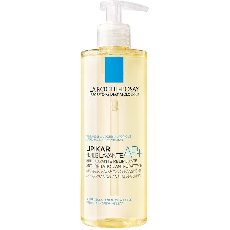 Lipikar Huile Lavante Ap+ Relipidante Anti-Grattage 400ml - La Roche Posay - Huile Lavante Peaux Sèches Et À Tendance Eczema Atopique Corps Et Visage