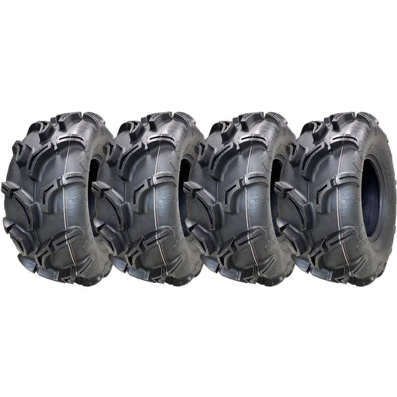 27x11.00-12 ATV Tyres 275/70-12 6ply WU24 OBOR Scoprio 56J Road Legal (Set of 4)