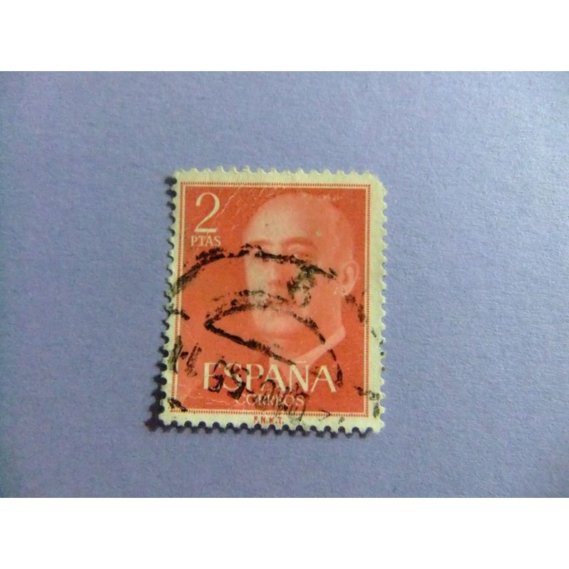 30 Espagne 1955 / Francisco Franco / Edifil 1157 Fu Yvert 865 Fu
