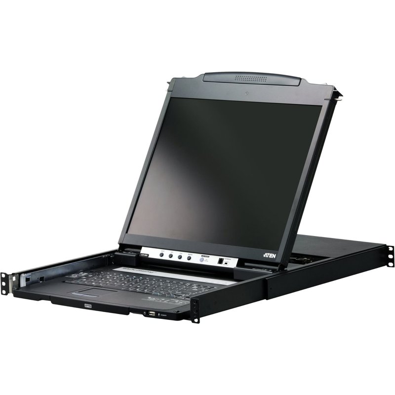 ATEN Slideaway CL5800N - Console KVM - PS/2, USB - 19" - rack-montable - 1280 x 1024 @ 75 Hz - VGA - 1U