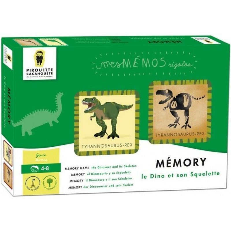 Jeu De Mémory Le Dino Et Son Squelette