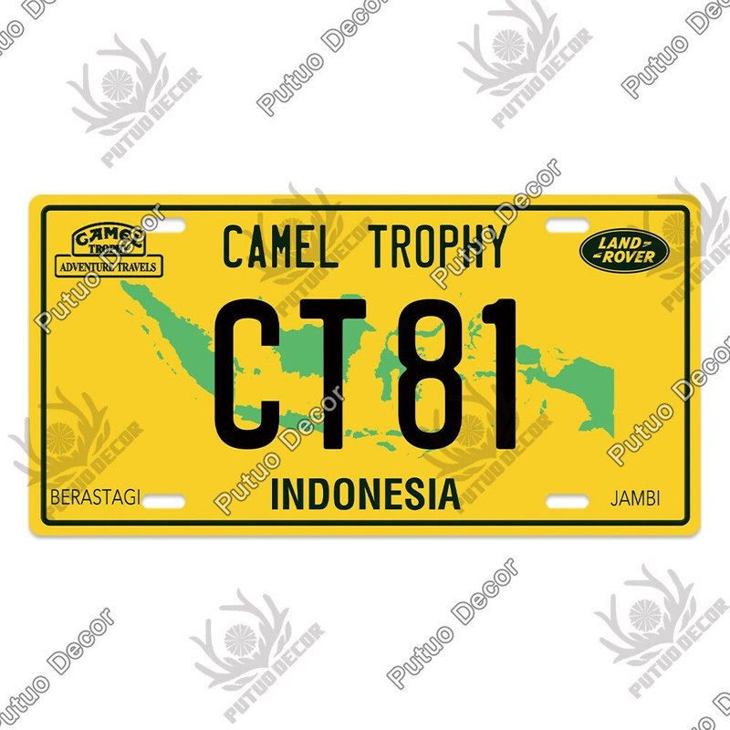 5.9x11.8 Pouces - Plaque'immatriculation En Métal Vintage, Décor Mural Pour Garage, Course, Voiture, Club, Décor De Maison