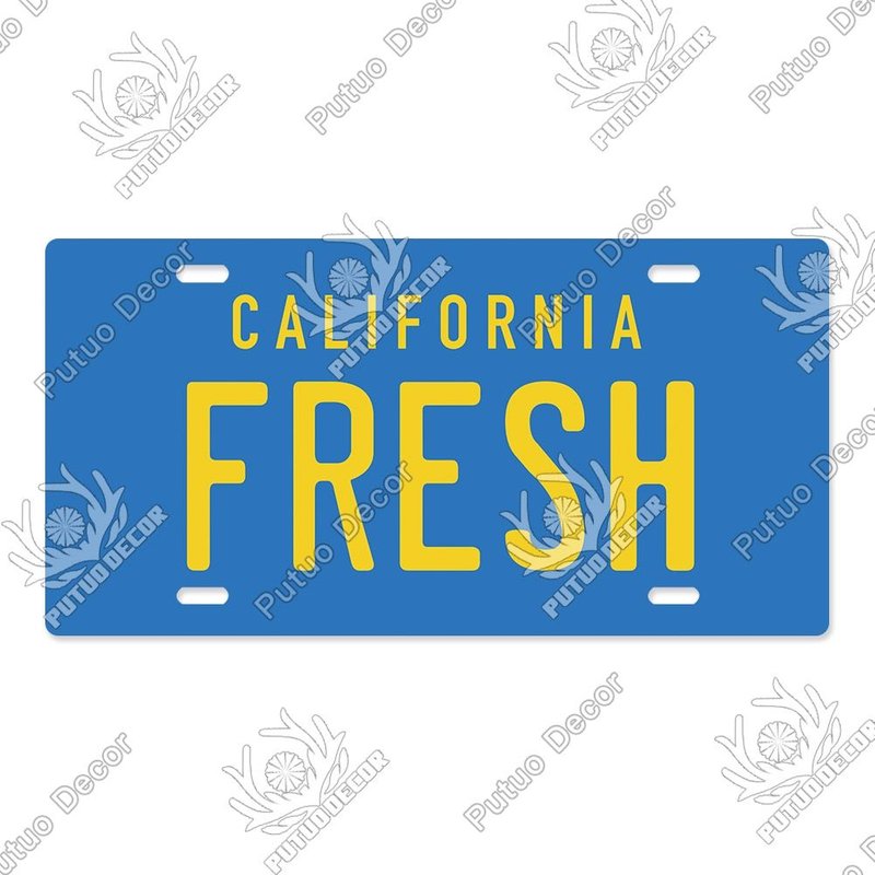 5.9x11.8 Pouces - Plaque'immatriculation En Métal, Décor Vintage Pour Club Man Cave Garage, Décoration Murale Pour Home Cinéma