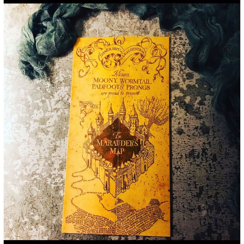 Abystyle - Harry Potter Poster Carte Du Maraudeur (91,5 X 61 Cm)