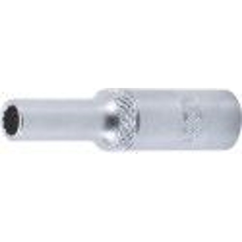 Douille longue 12 pans 6.3 mm 1/4" taille 5 mm tournevis cl? cliquet BGS TECHNIC