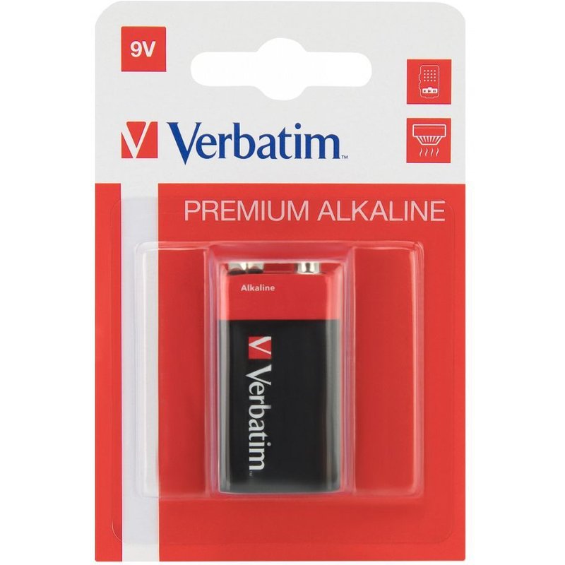 Verbatim Piles alcalines 9V