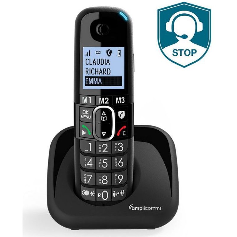 Téléphone sans fil AMPLICOMMS Téléphone sans fil Amplicomms Bigtel 150