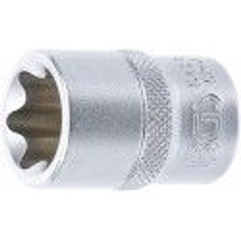 Douille profil E torx lock carr? 12.5 mm 1/2" taille E 22 mm BGS TECHNIC