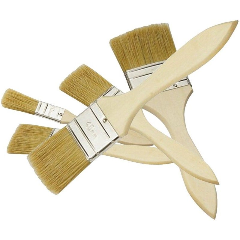 LOT PINCEAUX PLATS X5 20/2X30/40/50